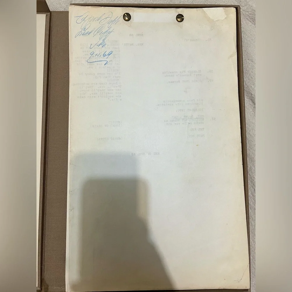 ❌SOLD❌Original Psycho Dialogue Movie Script Signed By Book Author Robert Bloch - Picture 14 of 14